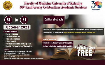 30th Anniversary Celebrations of Faculty of Medicine